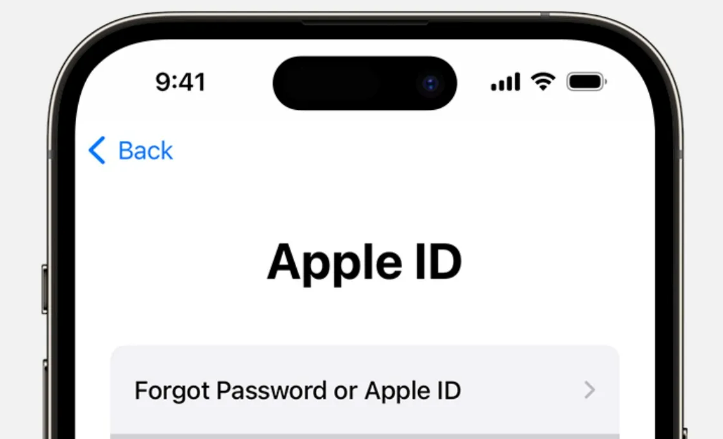 Apple ID密码忘记