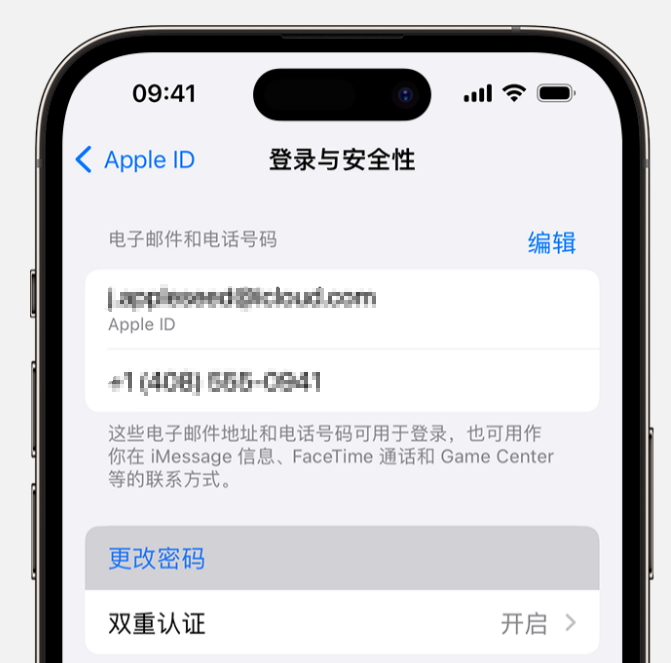 Apple ID密码重置