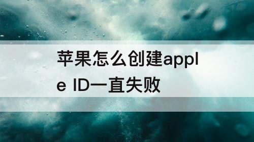 Apple ID无法创建怎么办_苹果ID创建失败解决方法_apple id申请不了