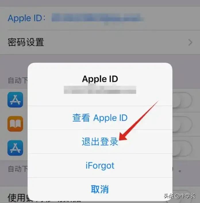 Apple ID 退出方法 _忘记apple id账号密码_ iOS设备 Apple ID 退出 