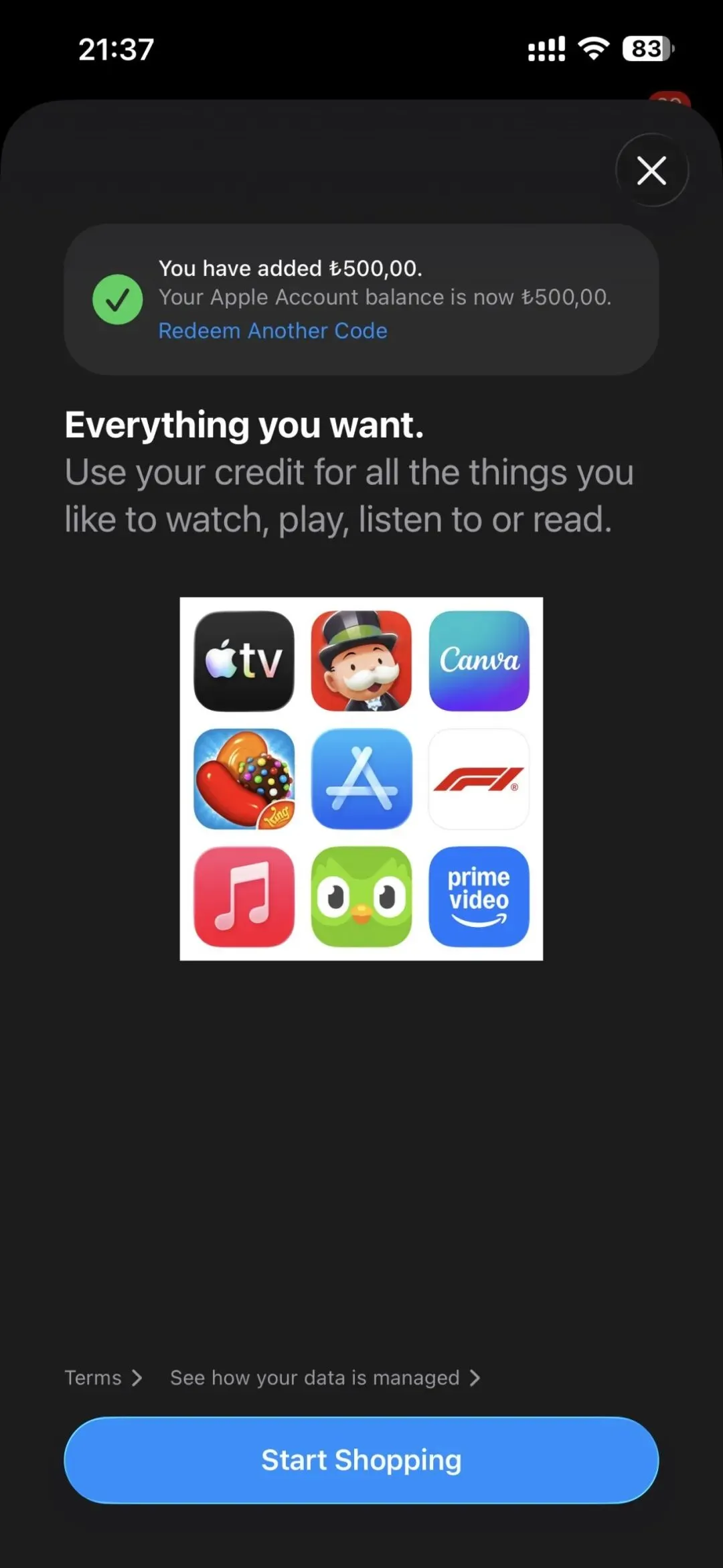 通过土耳其区Apple ID订阅ChatGPT Plus_土耳其 apple gift card_土耳其区苹果礼品卡兑换ChatGPT Plus