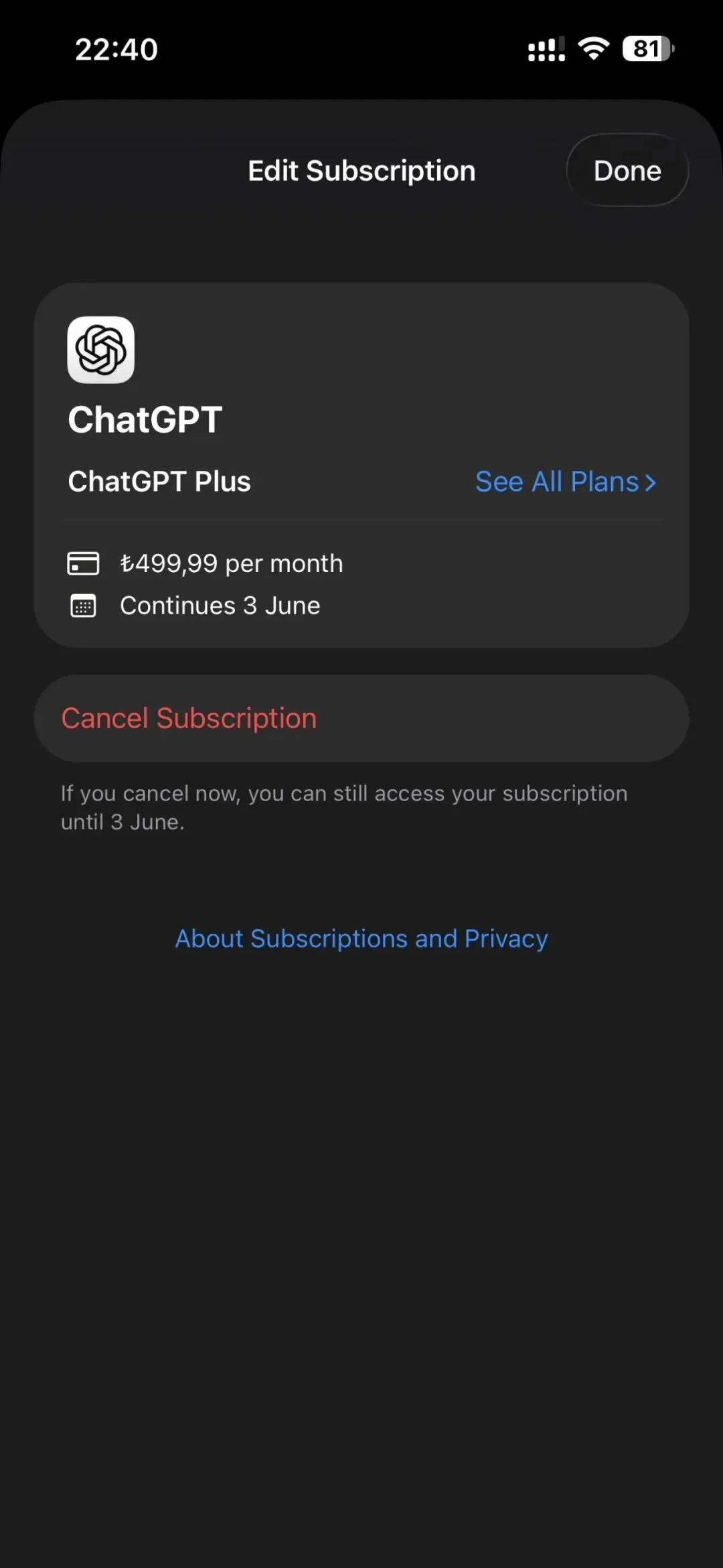 通过土耳其区Apple ID订阅ChatGPT Plus_土耳其 apple gift card_土耳其区苹果礼品卡兑换ChatGPT Plus
