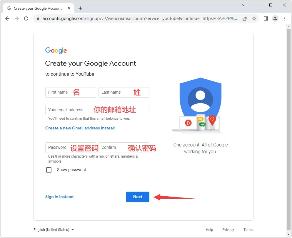 油管账号登陆不了_油管如何更改地区_youtube注册教程