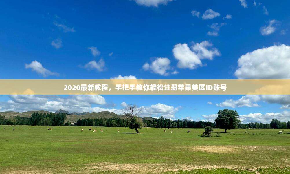 2020最新教程,手把手教你轻松注册苹果美区ID账号