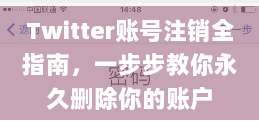 Twitter账号注销全指南,一步步教你永久删除你的账户