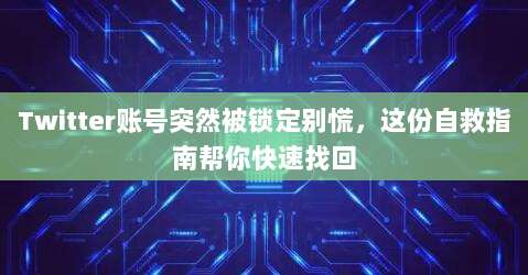 Twitter账号突然被锁定别慌，这份自救指南帮你快速找回