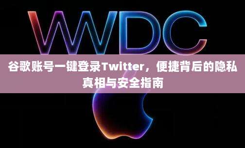 谷歌账号一键登录Twitter,便捷背后的隐私真相与安全指南