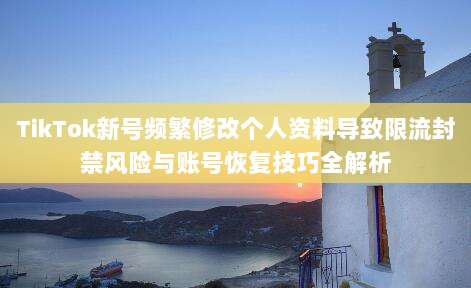 TikTok新号频繁修改个人资料导致限流封禁风险与账号恢复技巧全解析