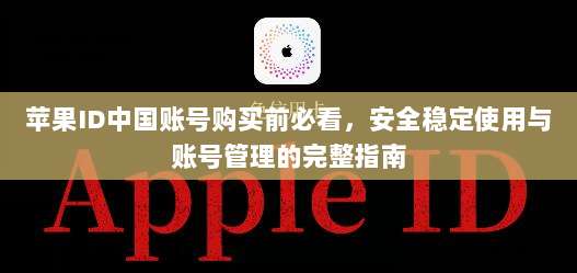 苹果ID中国账号购买前必看，安全稳定使用与账号管理的完整指南