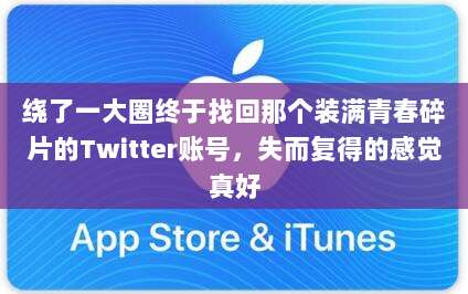 绕了一大圈终于找回那个装满青春碎片的Twitter账号，失而复得的感觉真好