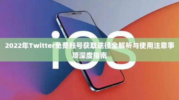 2022年Twitter免费账号获取途径全解析与使用注意事项深度指南