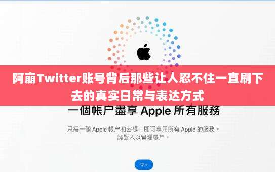 阿崩Twitter账号背后那些让人忍不住一直刷下去的真实日常与表达方式