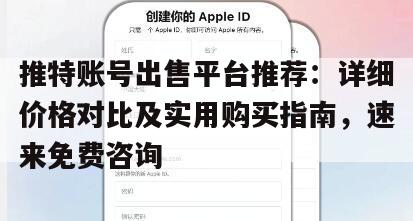 推特账号出售平台推荐：详细价格对比及实用购买指南，速来免费咨询